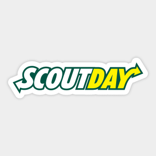 Scout Day Parody logo of Subway Sticker